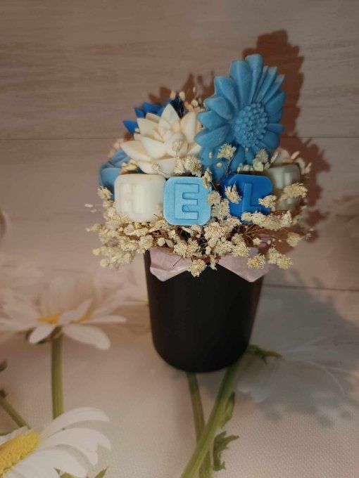 Bouquet en cire – Cachemire & Soie