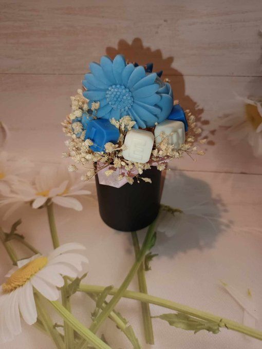 Bouquet en cire – Cachemire & Soie