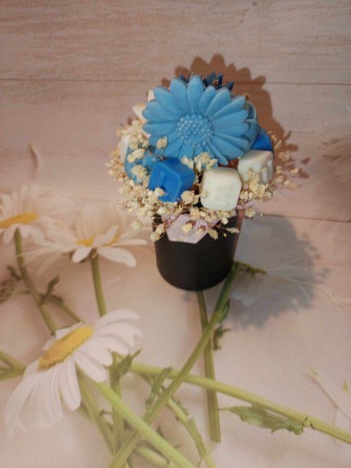 Bouquet en cire – Cachemire & Soie
